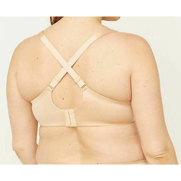 Catherines Smooth Underwire Full Coverage Toasted Almond Bra Size 52DD - Picture 4 of 4